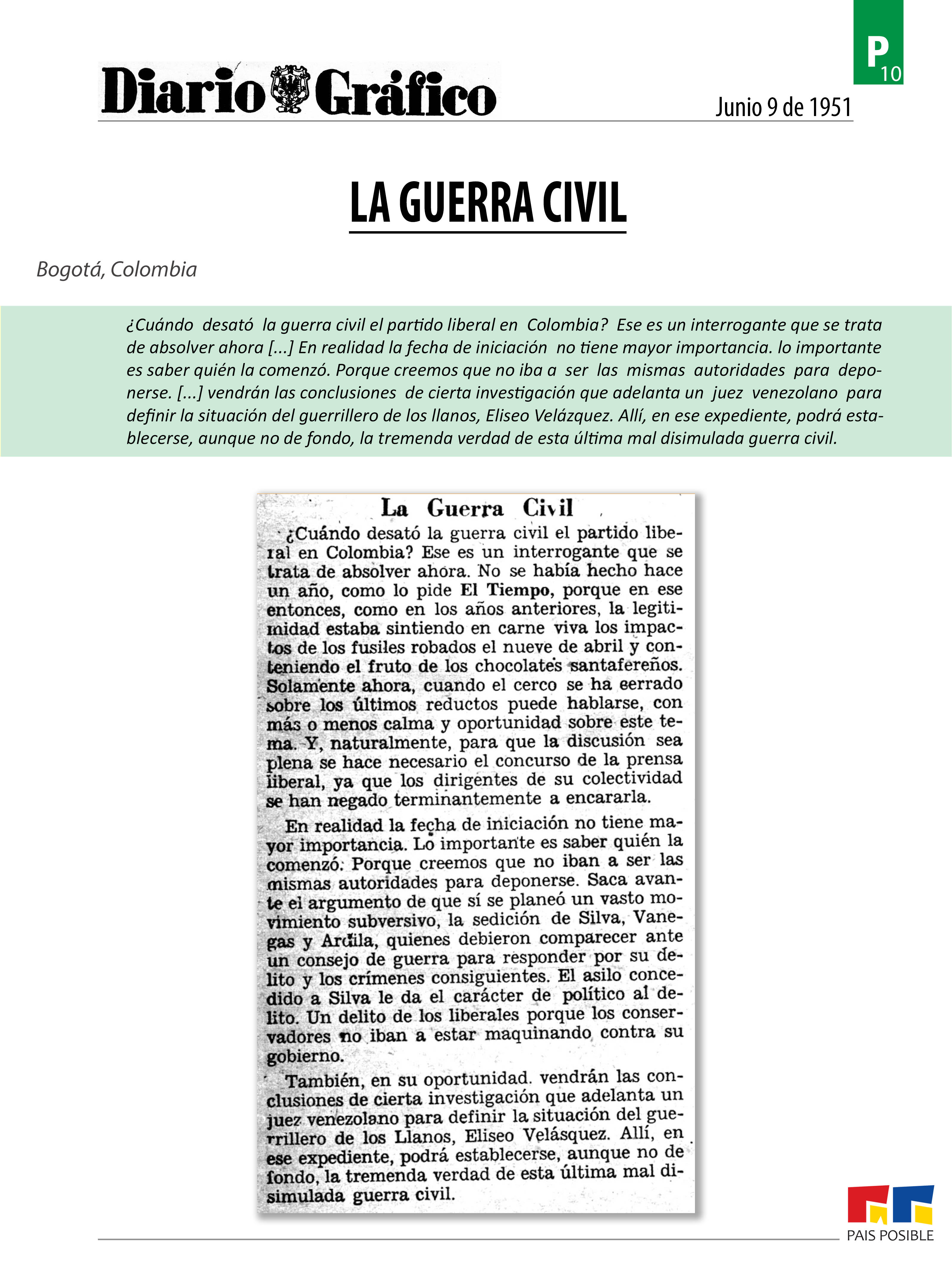 Diario Gráfico, junio 9 de 1951 p10